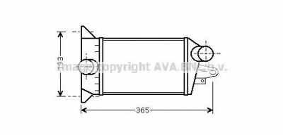 AVA QUALITY COOLING fd4354 -  Интеркулер